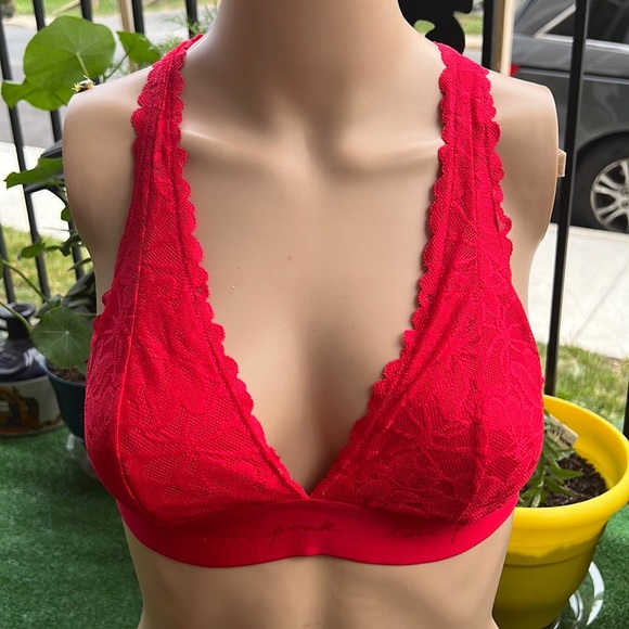 Pink V.S. Lace Bralette - Picture 7 of 14